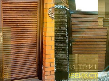 Современные воротные калитки. Калитка-жалюзи. Современные воротные калитки. Калитка-жалюзи.